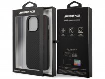 Mercedes-AMG Carbon Red Stitch Case - iPhone 13 Pro hoesje