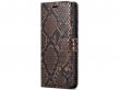 CaseMe Snake 2in1 Magnetic Bookcase Bruin - iPhone 13 Pro Hoesje
