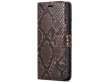 CaseMania Snake 2in1 Magnetic Bookcase Bruin - iPhone 13 Pro Hoesje