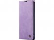 CaseMania Vintage Slim Bookcase Lila Paars - iPhone 13 Pro hoesje