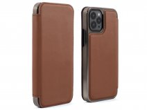 Greenwich Blake Leather Folio Saddle - iPhone 13 Pro Hoesje