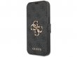 Guess Big 4G Monogram BookCase Grijs - iPhone 13 Pro hoesje