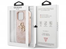 Guess Big 4G Monogram Case Roze - iPhone 13 Pro hoesje