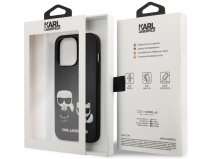 Karl Lagerfeld Ikonik Duo Case Zwart - iPhone 13 Pro hoesje