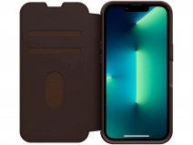 Otterbox Strada Leather Folio Bruin - iPhone 13 Pro hoesje