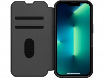 Otterbox Strada Leather Folio Zwart - iPhone 13 Pro hoesje