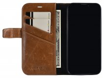 Pierre Cardin Bookcase Bruin Leer - iPhone 13 Pro hoesje