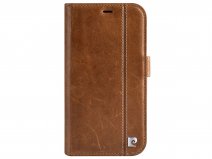 Pierre Cardin Bookcase Bruin Leer - iPhone 13 Pro hoesje