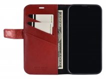 Pierre Cardin Bookcase Rood Leer - iPhone 13 Pro hoesje