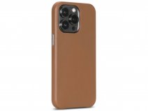 Sena LeatherSkin Case Bruin - iPhone 13/13 Pro Hoesje Leer