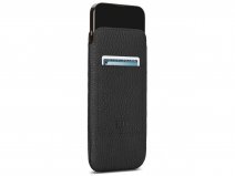 Sena Ultraslim Wallet Sleeve Zwart Leer - iPhone 13 Pro hoesje