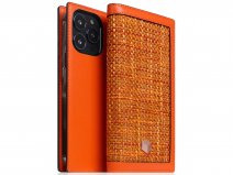 SLG Design D5 CSL Italiaans Kalfsleer Oranje - iPhone 13 Pro hoesje