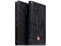 SLG Design D5 CSL Italiaans Kalfsleer Zwart - iPhone 13 Pro hoesje