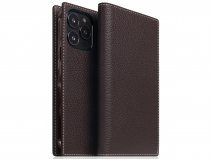 SLG Design D8 Folio Leer Brown Cream - iPhone 13 Pro hoesje