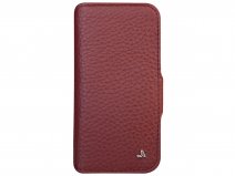 Vaja Wallet Leather Case MagSafe Rood - iPhone 13 Pro Hoesje Leer