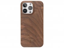Woodcessories Slim Case Walnut - iPhone 13 Pro hoesje van Hout
