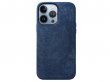 Alcanside Alcantara MagSafe Case Blauw - iPhone 13 Pro Max hoesje