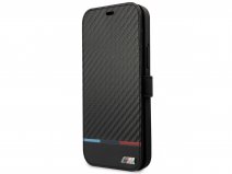 BMW M Colors Carbon Bookcase - iPhone 13 Pro Max hoesje