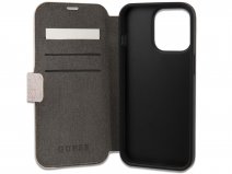 Guess Big 4G Monogram BookCase Roze - iPhone 13 Pro Max hoesje