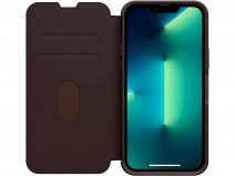 Otterbox Strada Leather Folio Bruin - iPhone 13 Pro Max hoesje