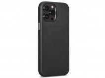 Sena LeatherSkin Case Zwart - iPhone 13 Pro Max Hoesje Leer