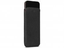 Sena Ultraslim Sleeve Zwart Leer - iPhone 13 Pro Max hoesje