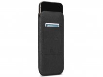 Sena Ultraslim Wallet Sleeve Zwart Leer - iPhone 13 Pro Max hoesje