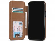 Sena Wallet Book Bruin - iPhone 13 Pro Max Hoesje Leer