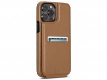 Sena WalletSkin Case Bruin - iPhone 13 Pro Max Hoesje Leer