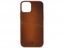 Senza Desire Card Case Burned Cognac - iPhone 13 Pro Max hoesje Leer