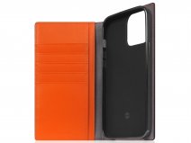 SLG Design D5 CSL Oranje Leer - iPhone 13 Pro Max hoesje