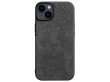 Alcanside Alcantara Back Case Space Grey - iPhone 14 hoesje