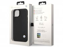 BMW Signature Perforated Leather Case - iPhone 14/13 hoesje