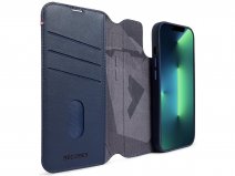 Decoded Leather Detachable Wallet Case Donkerblauw - iPhone 13/14 hoesje