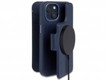 Decoded Leather Detachable Wallet Case Donkerblauw - iPhone 13/14 hoesje
