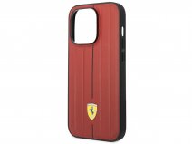 Ferrari Leather Case Rood - iPhone 14/13 Hoesje