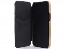 Greenwich Portland MagSafe Folio Beluga/Gold - iPhone 14 Hoesje