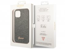 Guess Glitter TPU Case Groen - iPhone 14 hoesje