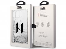 Karl Lagerfeld Monogram Liquid Case - iPhone 14 hoesje