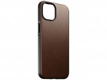 Nomad Modern Leather Case Bruin - iPhone 14 hoesje