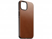 Nomad Modern Leather Case Cognac - iPhone 14 hoesje