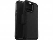 Otterbox Strada Leather Folio Zwart - iPhone 14 hoesje