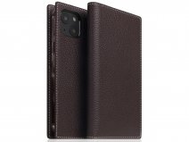 SLG Design D8 Folio Leer Brown Cream - iPhone 14 hoesje