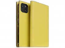 SLG Design D8 Folio Leer Lemon - iPhone 14 hoesje