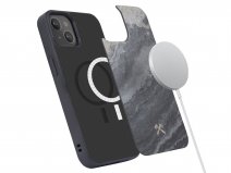 Woodcessories MagSafe Case Stone - iPhone 14 hoesje van Steen