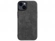 Alcanside Alcantara Back Case Space Grey - iPhone 14 Plus hoesje
