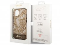 Guess Porcelain TPU Case Bruin - iPhone 14 Plus hoesje