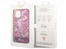 Guess Porcelain TPU Case Paars - iPhone 14 Plus/15 Plus hoesje