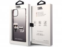 Karl Lagerfeld Ikonik Duo Case Zwart - iPhone 14 Plus/15 Plus hoesje