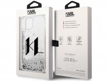 Karl Lagerfeld Monogram Liquid Case - iPhone 14 Plus hoesje